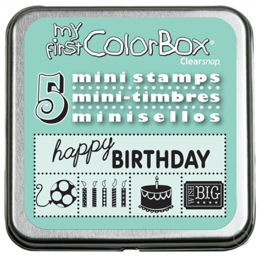 My First ColorBox Mini Stamp Set - Birthday