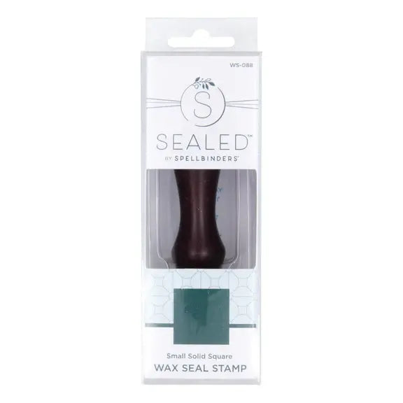 Small Solid Square Wax Seal Stamp from the Sealed for Summer Collection