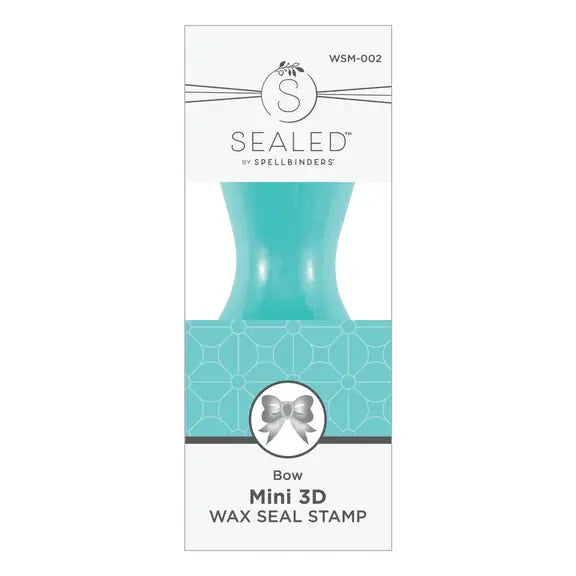 Spellbinders Bow Mini 3D Wax Seal from the Mini Wax Seals Collection