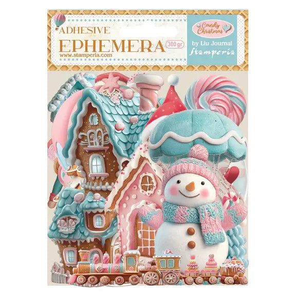 Stamperia Candy Christmas Adhesive Ephemera