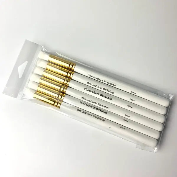 The Crafter's Workshop Blending Brush Set 6/Pkg-Medium
