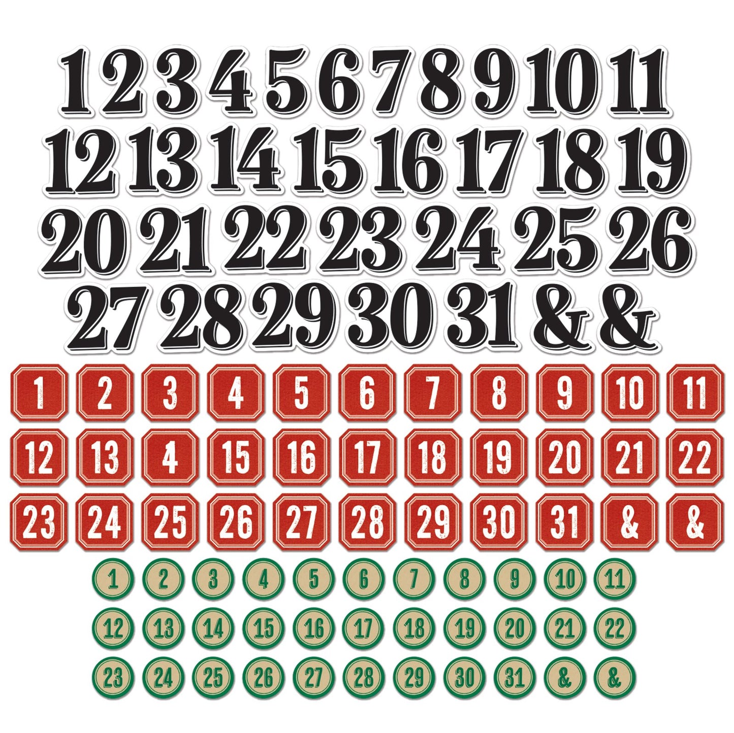 49 And Market Chipboard Set-Bits, Mistletoe And Memories