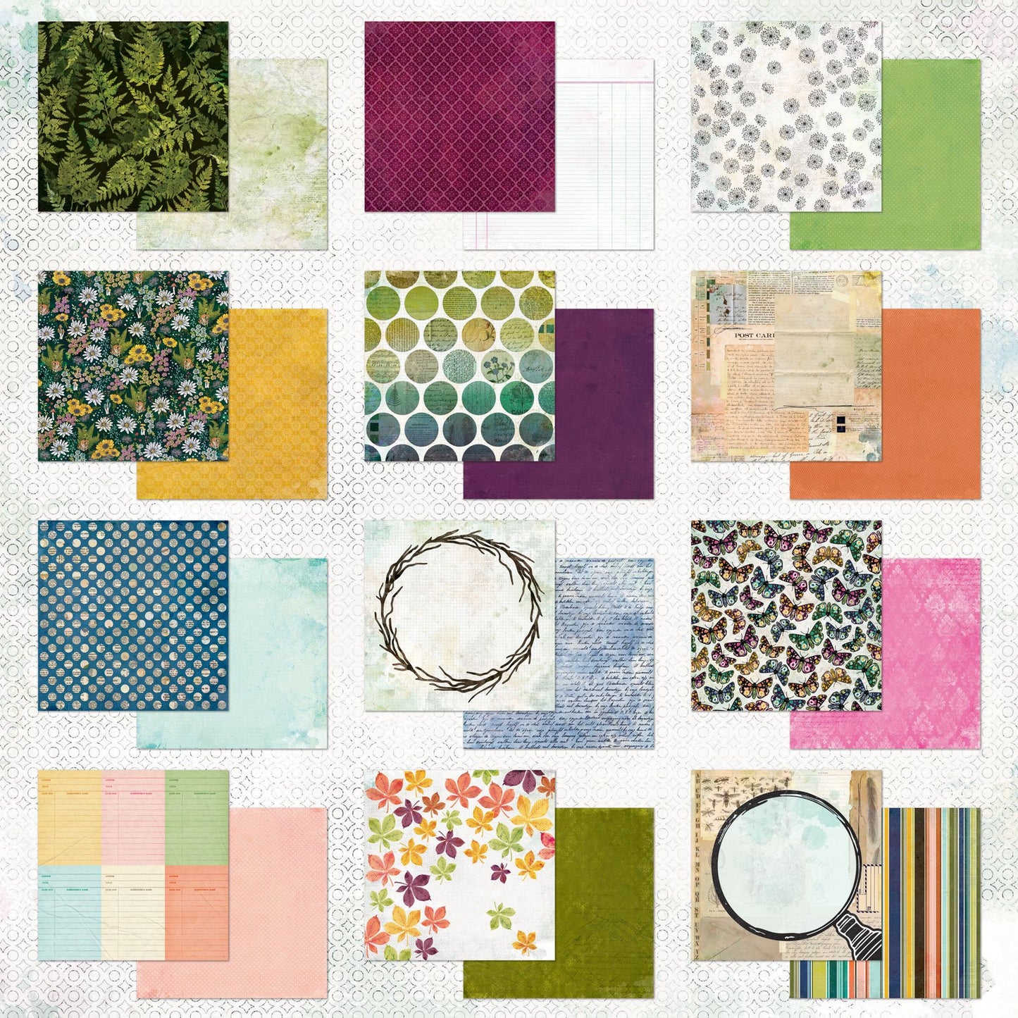 49 And Market Paper Pad 12"X12"-Curiosities In Willow Grove
