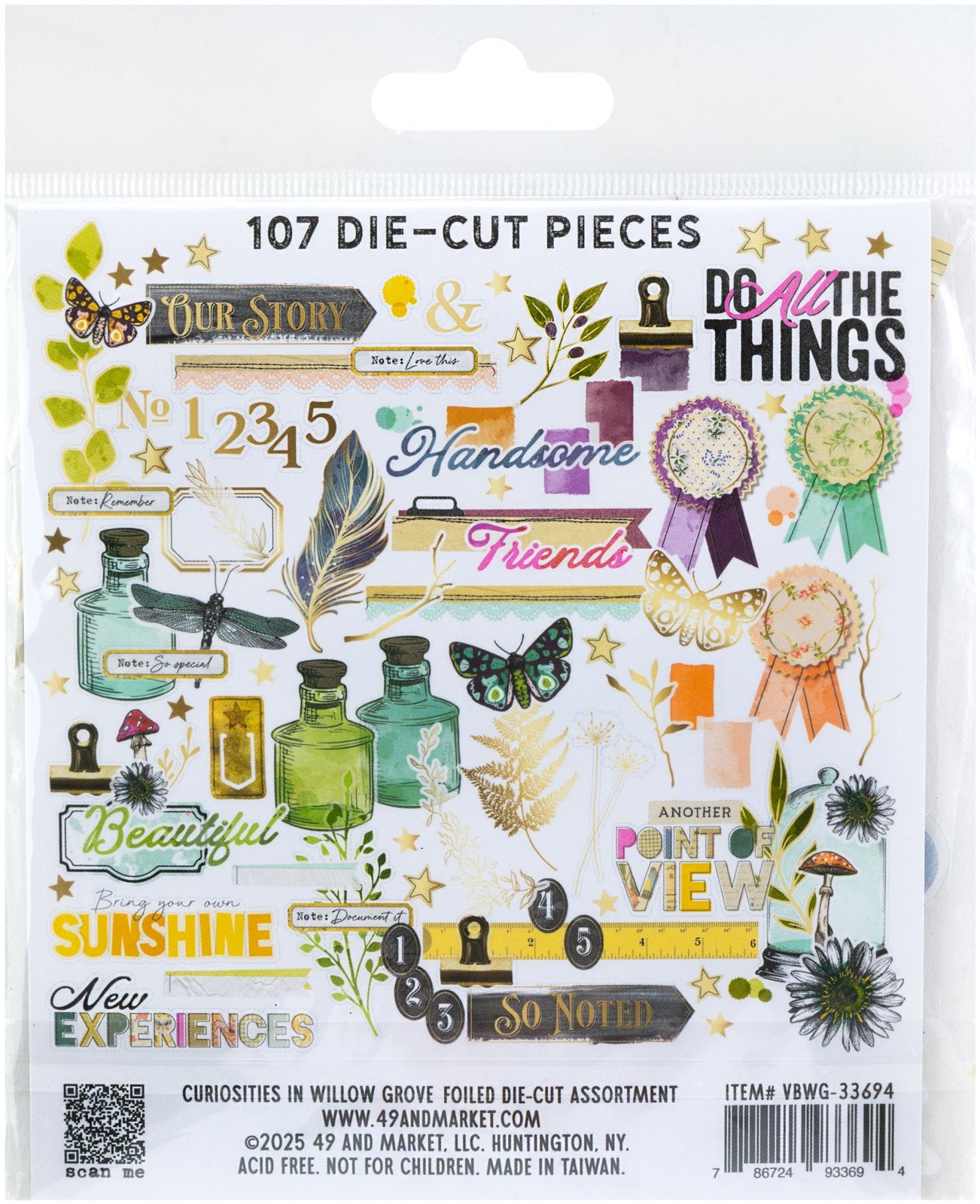49 And Marketing Die-Cuts-Assorted, Curiositites In Willow Grove