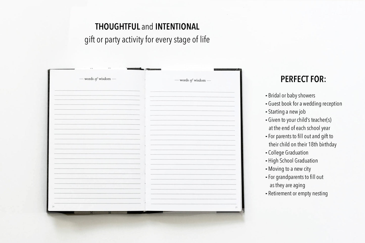 Words of Wisdom Inspirational Journal