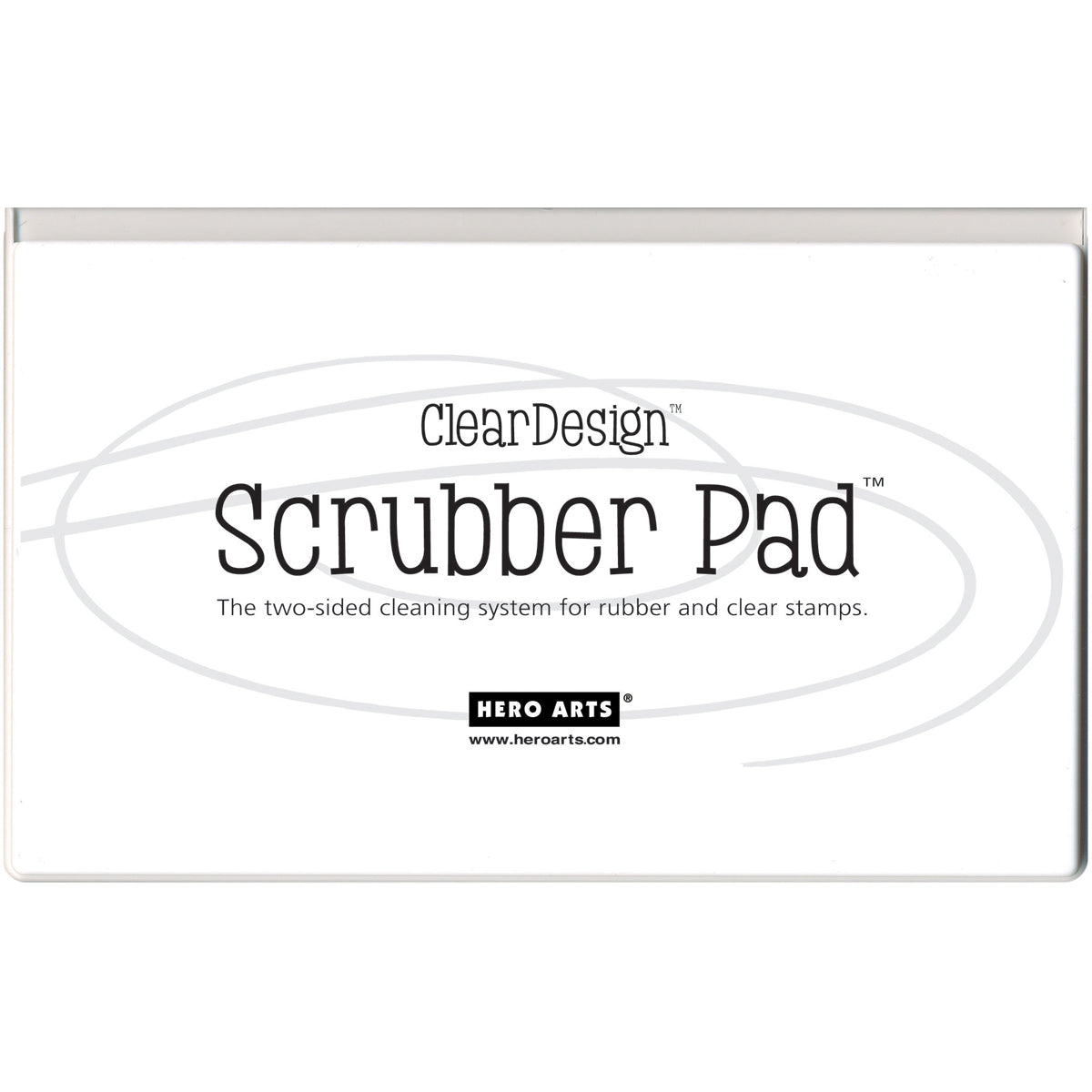 Hero Arts Clear Design Scrubber Pad-7.5"X4.5"