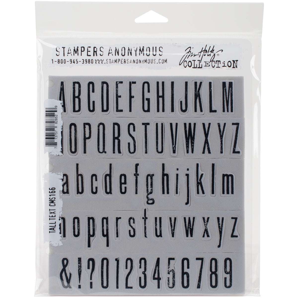 Tim Holtz Cling Stamps 7"X8.5"-