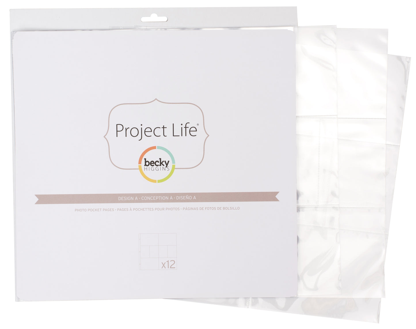 Project Life Photo Pocket Pages 12/Pkg-Design A