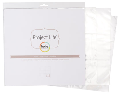 Project Life Photo Pocket Pages 12/Pkg-Design A