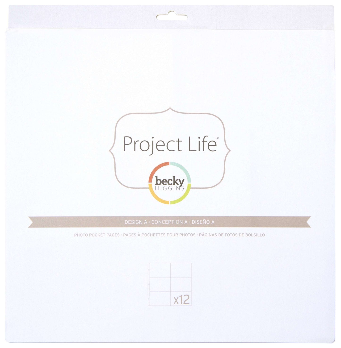 Project Life Photo Pocket Pages 12/Pkg-Design A