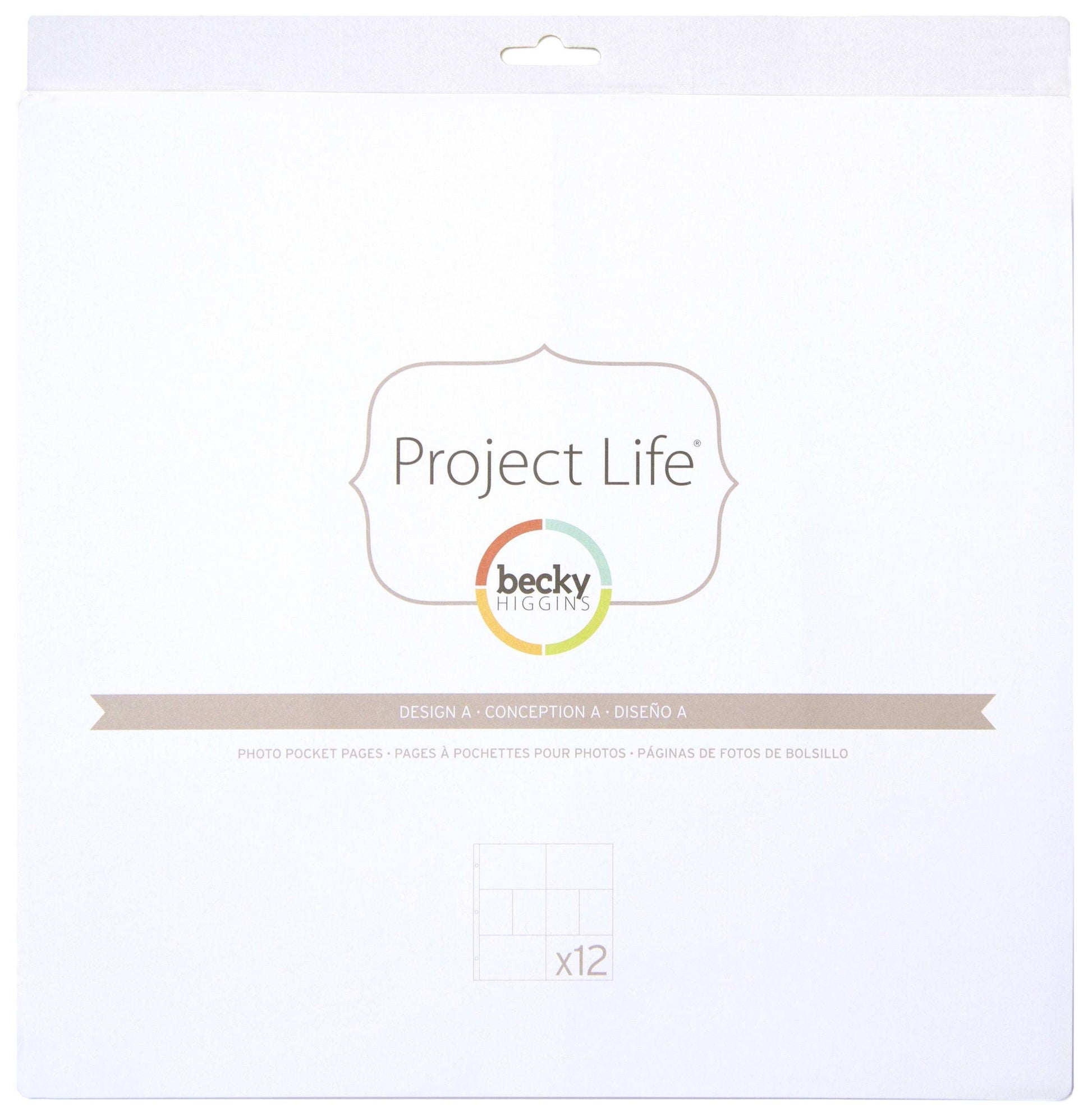 Project Life Photo Pocket Pages 12/Pkg-Design A