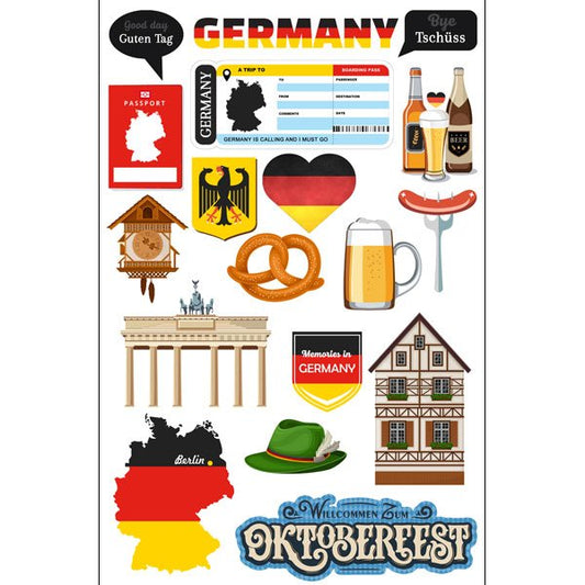 Germany Embellishments Laser Die Cut-Outs