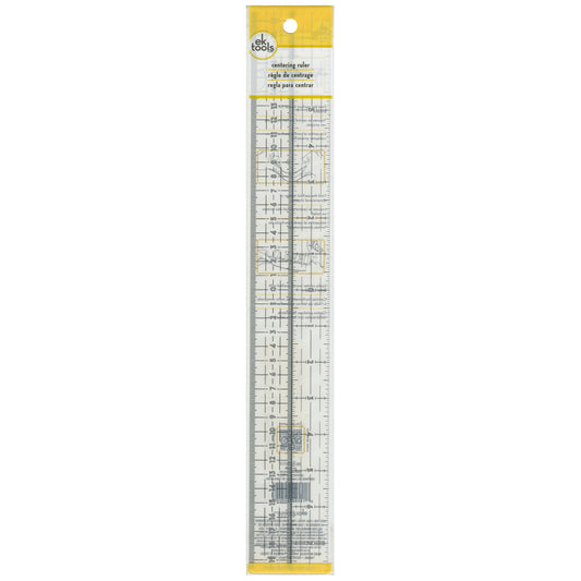 EK Tools Acrylic Pro Centering Ruler-16"