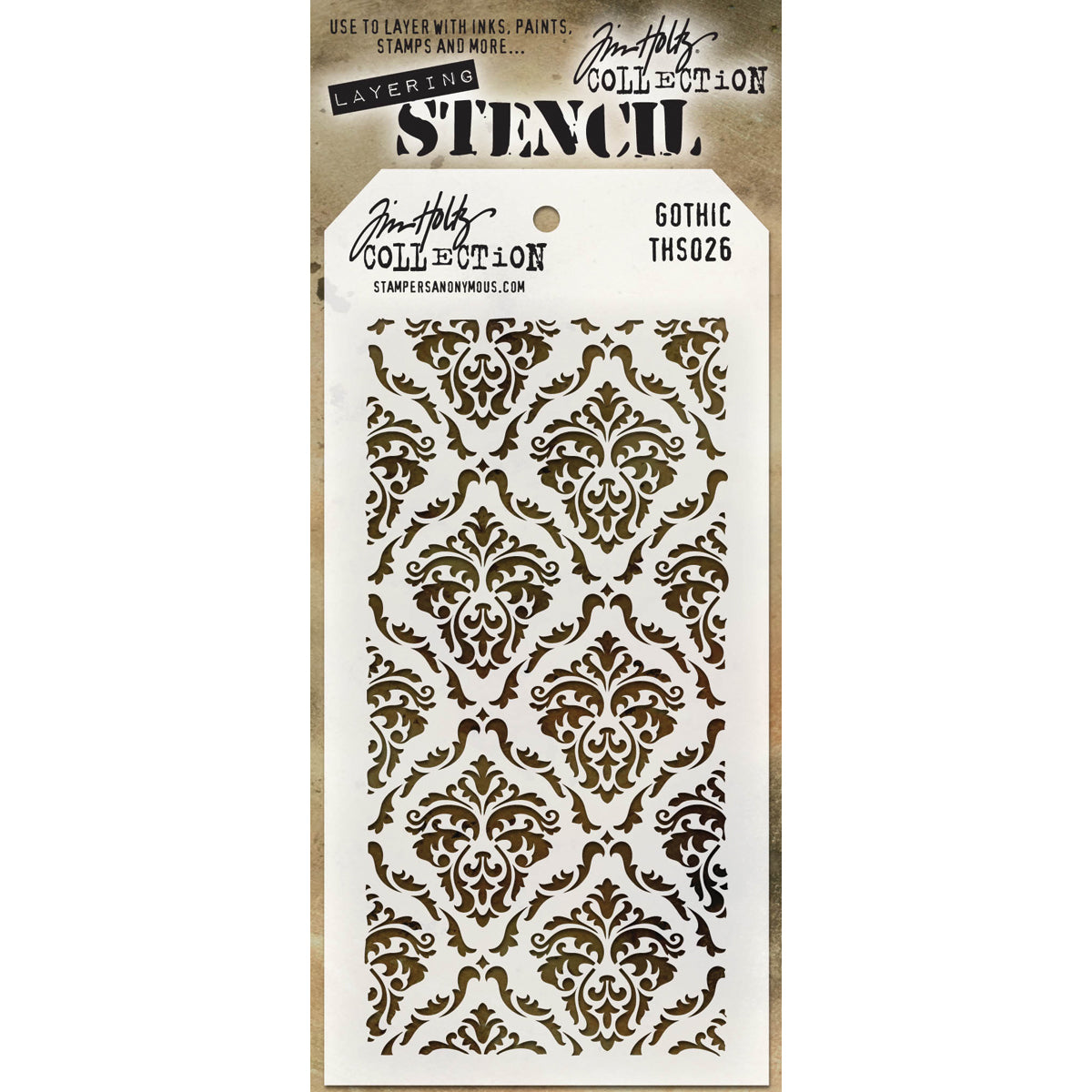 Tim Holtz Layered Stencil 4.125"X8.5"-Splatters