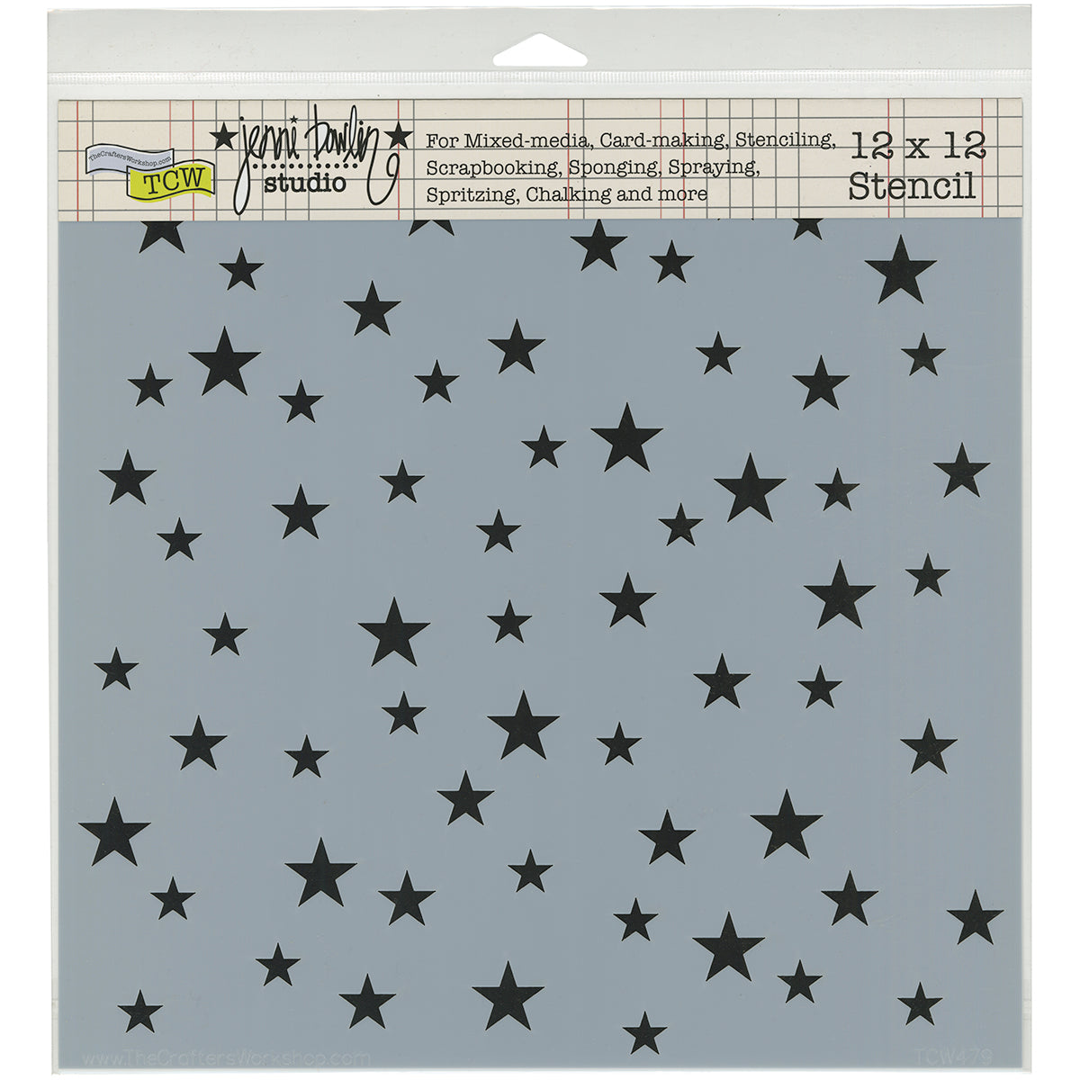 Crafter's Workshop Template 12"X12"-Basketweave