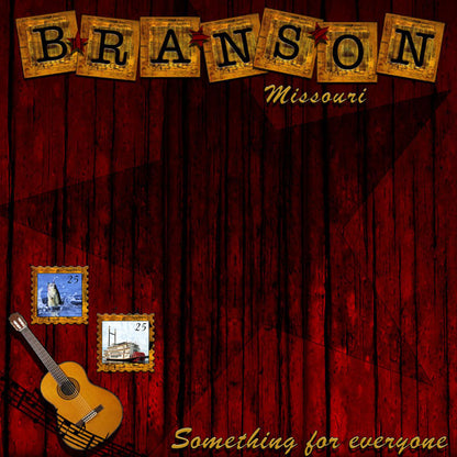 Branson Missouri Paper 12 x 12