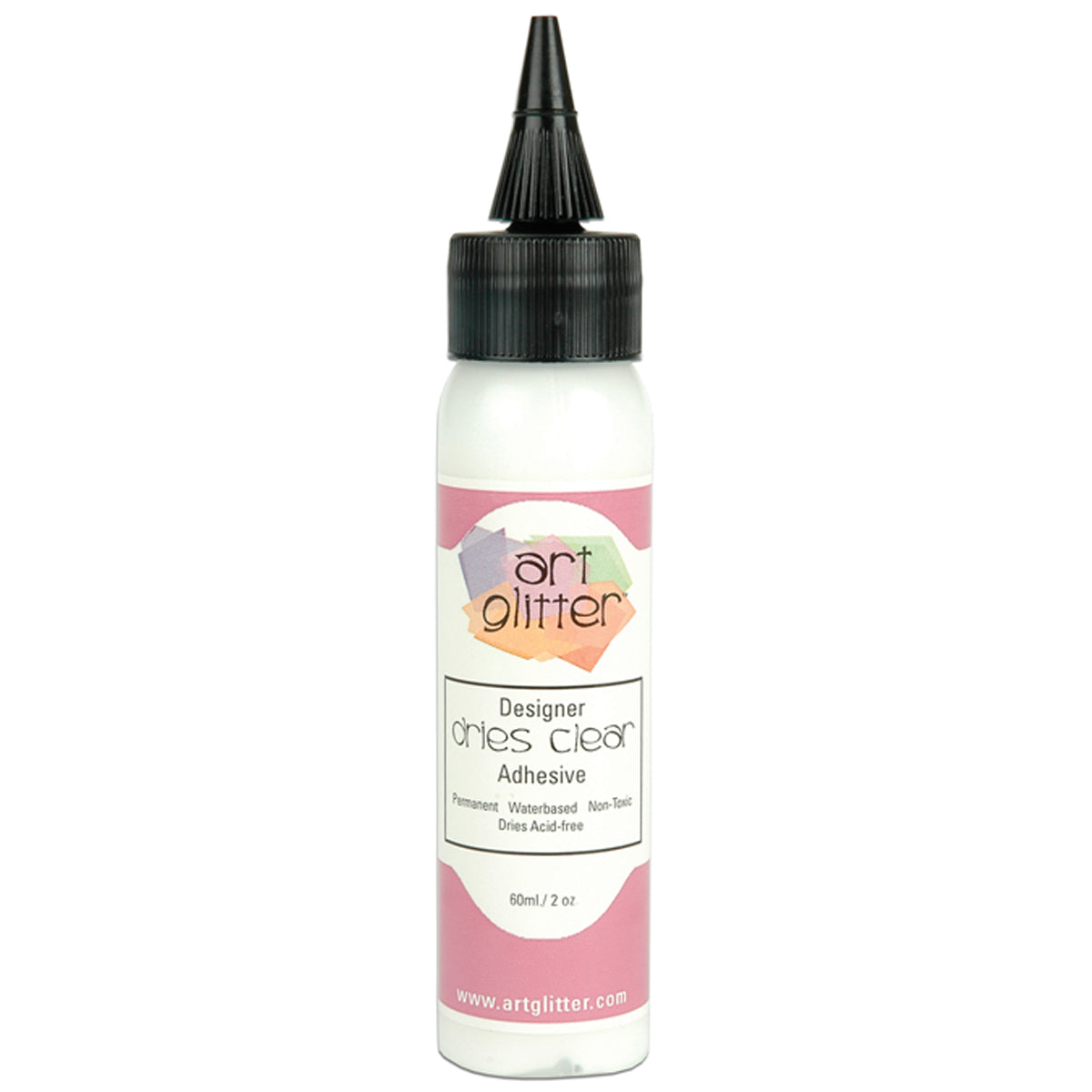 Art Institute Glitter Designer Dries Clear Adhesive 2oz-