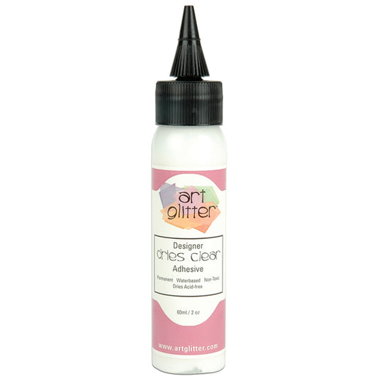 Art Institute Glitter Designer Dries Clear Adhesive 2oz-