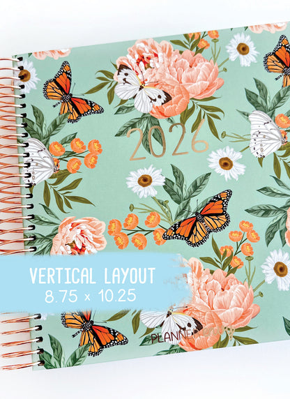 2026 Planner - Vertical Layout, Spiral Bound - "Enchanted" (#305)