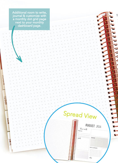 2026 Planner - Signature Layout, Spiral Bound - "Enchanted" (#205)