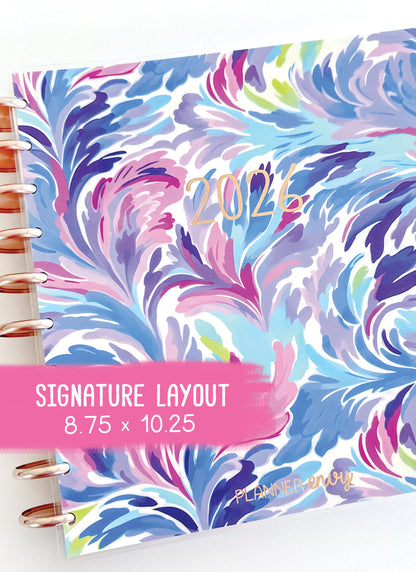 2026 Planner - Signature Layout, Disc Bound - "Aurora" (#806)