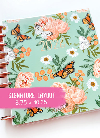 2026 Planner - Signature Layout, Disc Bound - "Enchanted" (#805)