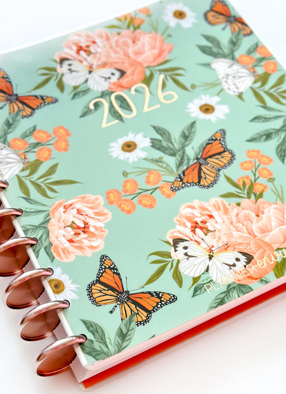 2026 Planner - Vertical Layout, Disc Bound - "Enchanted" (#905)