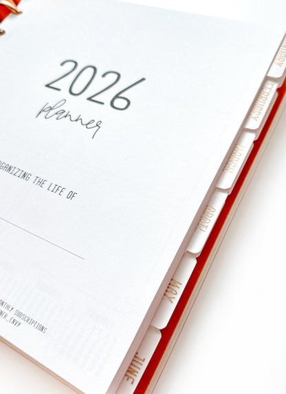 2026 Planner - Signature Layout, Disc Bound - "Enchanted" (#805)