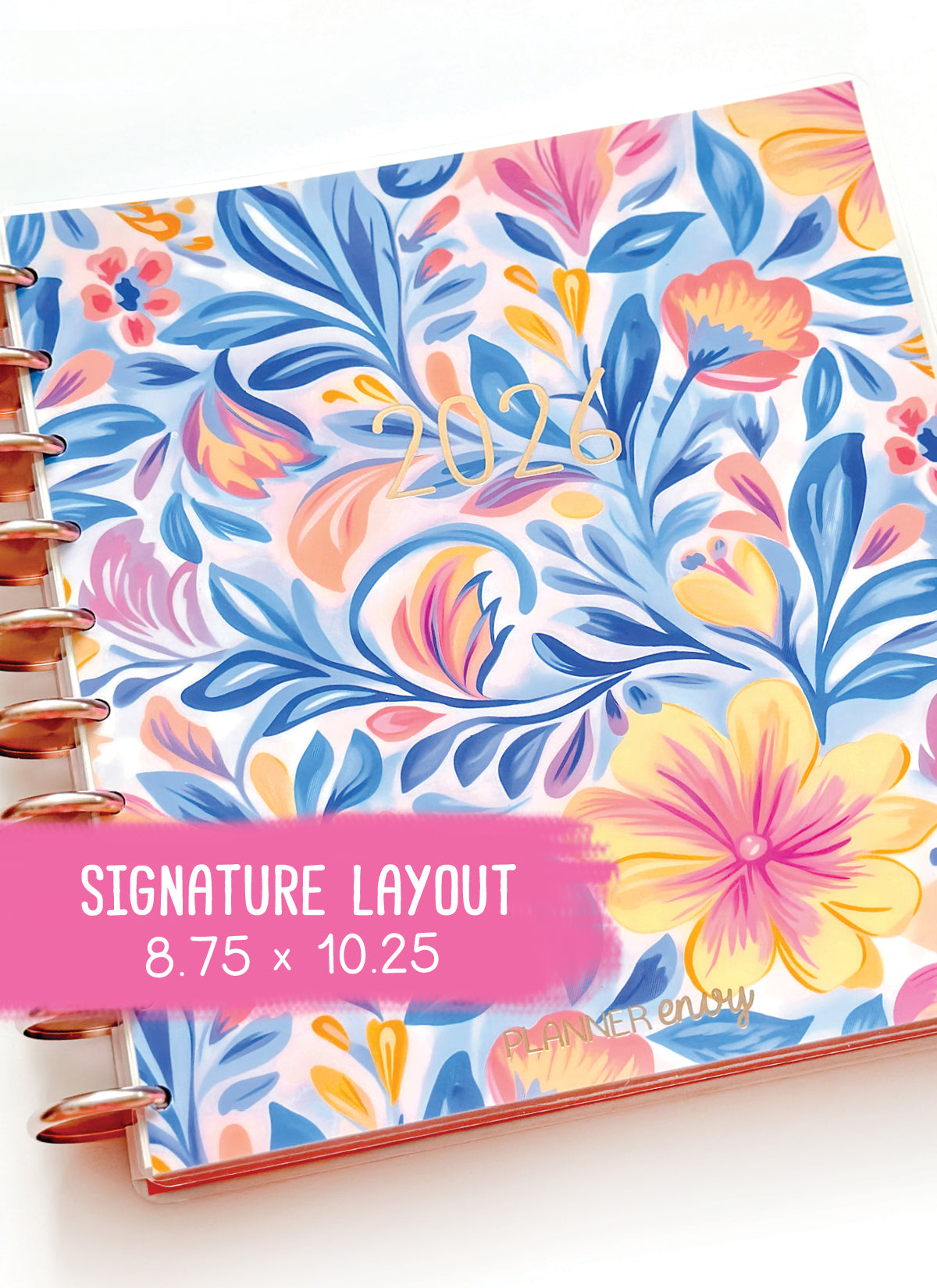 2026 Planner - Signature Layout, Disc Bound - "Whimsical" (#802)