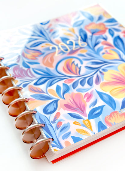 2026 Planner - Vertical Layout, Disc Bound - "Whimsical" (#902)