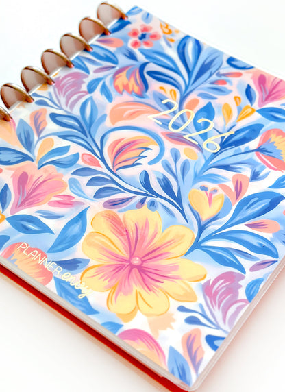 2026 Planner - Horizontal Layout, Disc Bound - "Whimsical" (#702)