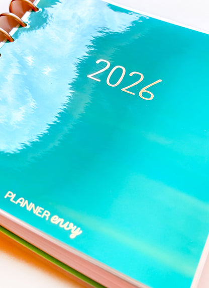 2026 Planner - Vertical Layout, Disc Bound - "Teal" (#908)