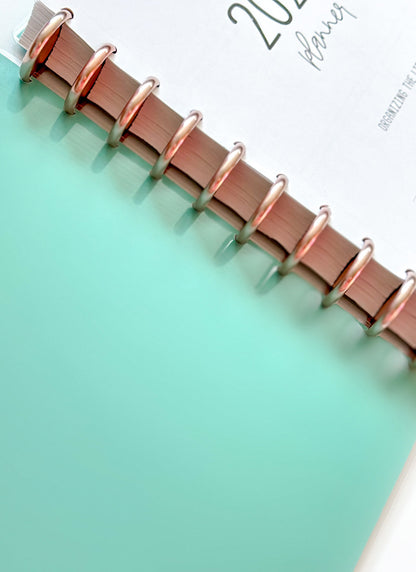 2026 Planner - Vertical Layout, Disc Bound - "Teal" (#908)