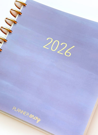 2026 Planner - Signature Layout, Disc Bound - "Periwinkle" (#809)