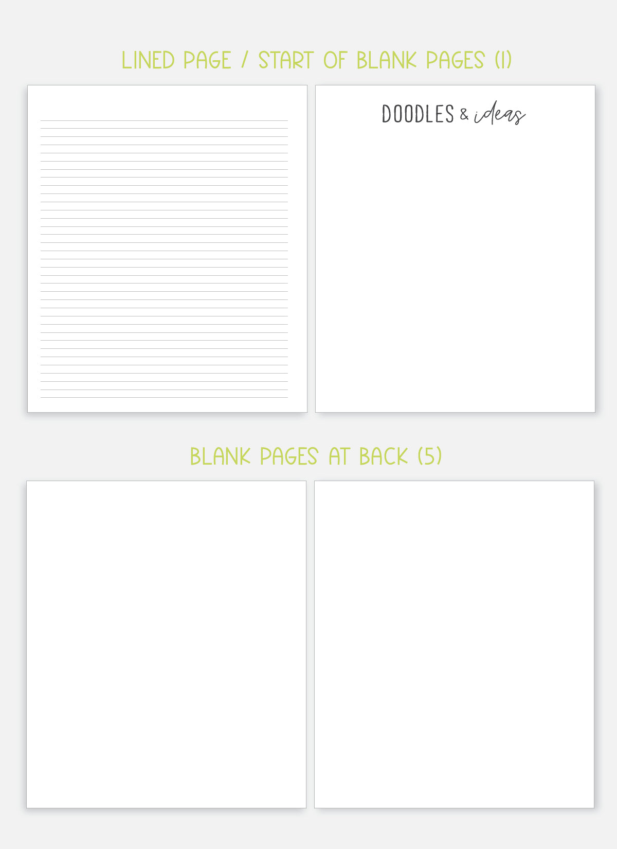 2026 Planner - Horizontal Layout, Disc Bound - "Teal" (#708)