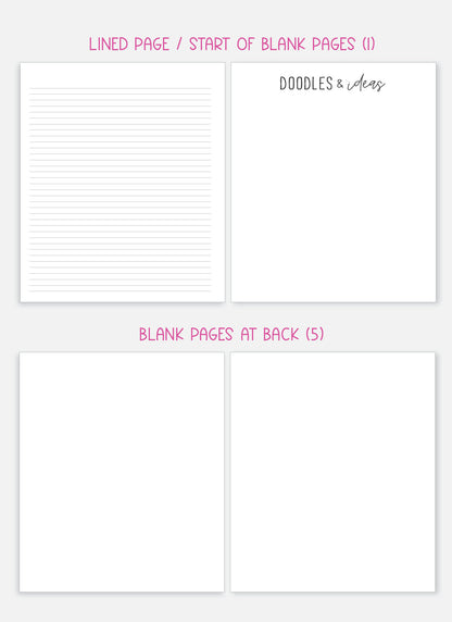 2026 Planner - Signature Layout, Spiral Bound - "Paradise" (#204)