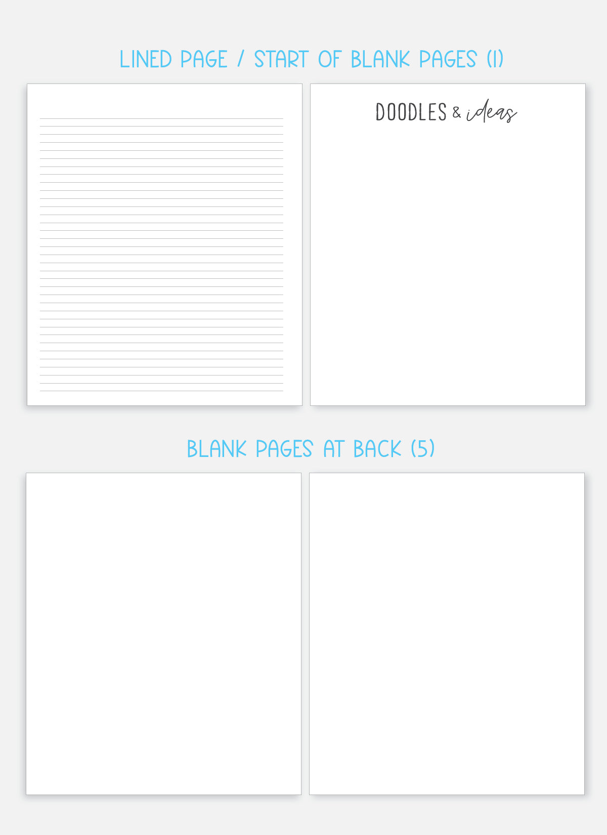 2026 Planner - Vertical Layout, Spiral Bound - "Periwinkle" (#309)