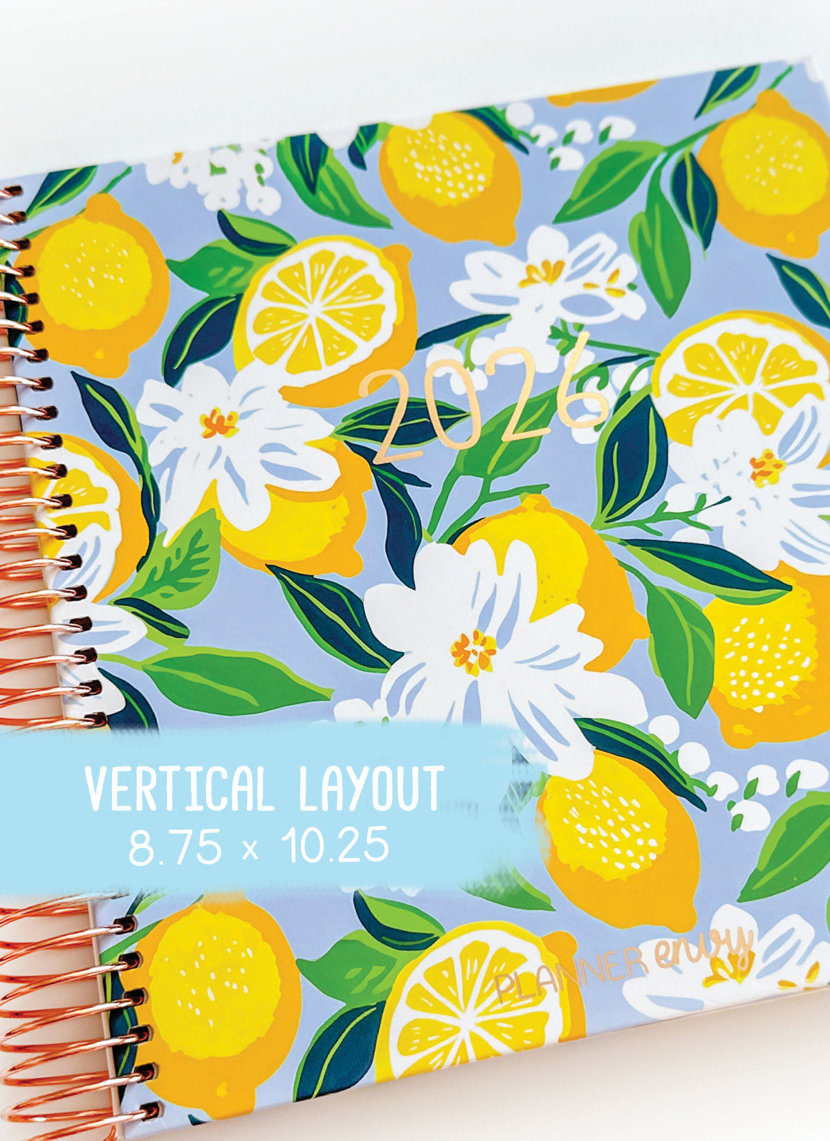 2026 Planner - Vertical Layout, Spiral Bound - "Sorrento" (#301)