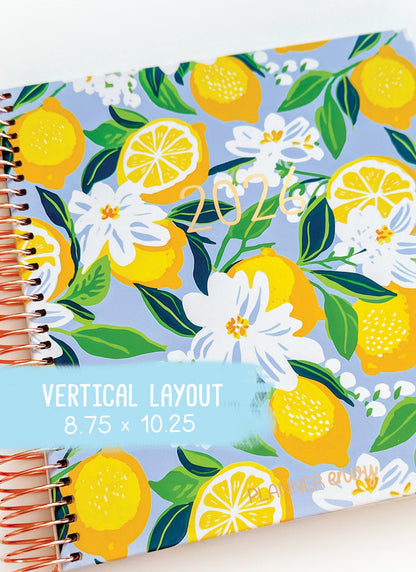 2026 Planner - Vertical Layout, Spiral Bound - "Sorrento" (#301)