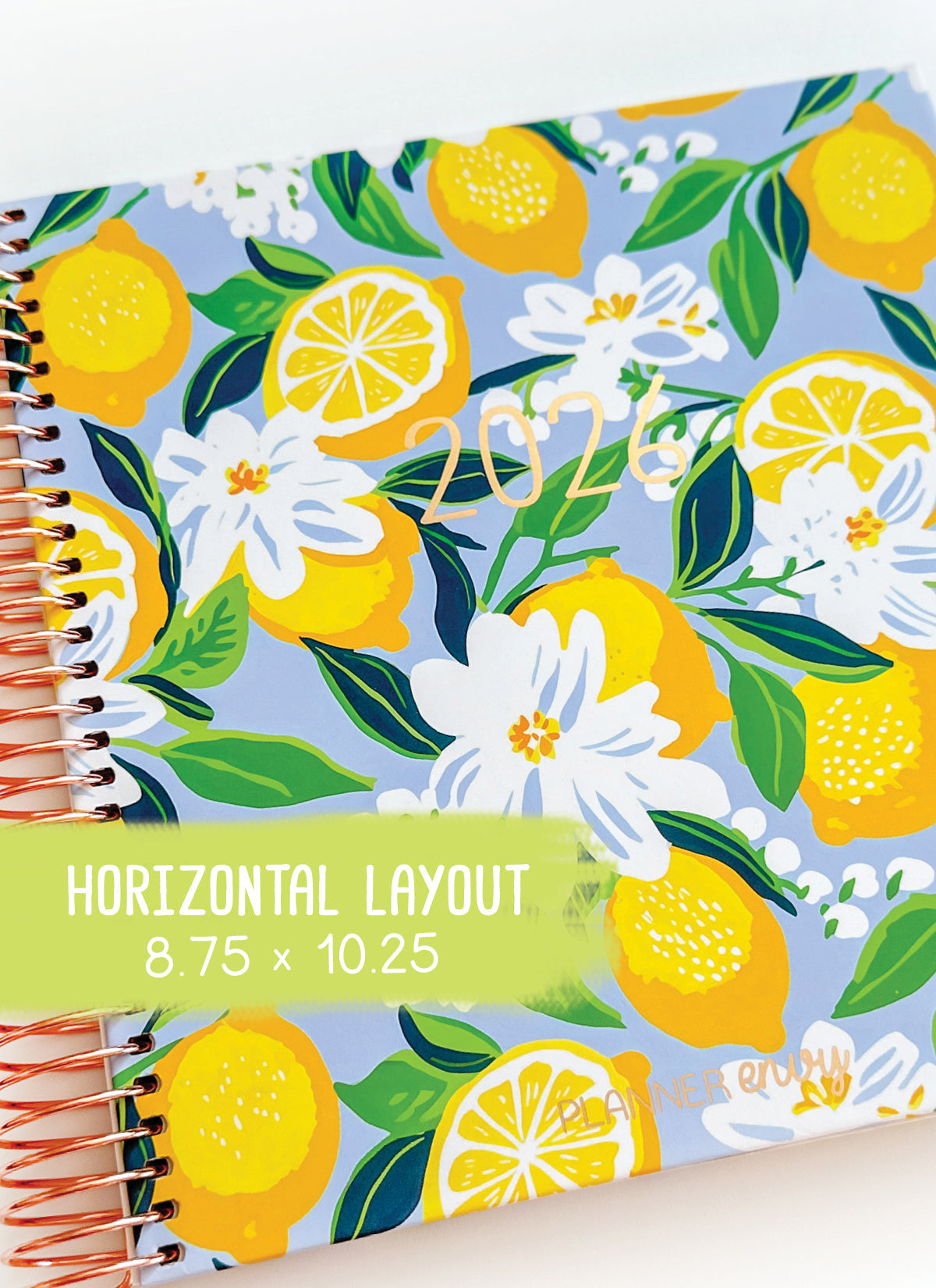 2026 Planner - Horizontal Layout, Spiral Bound - "Sorrento" (#101)
