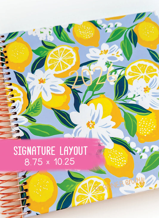 2026 Planner - Signature Layout, Spiral Bound - "Sorrento" (#201)
