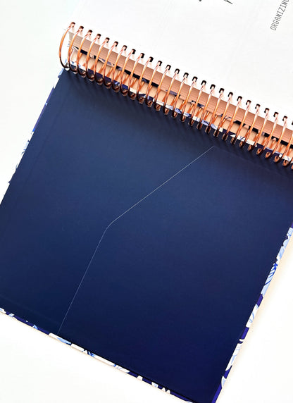 2026 Planner - Signature Layout, Spiral Bound - "Midnight garden" (#203)