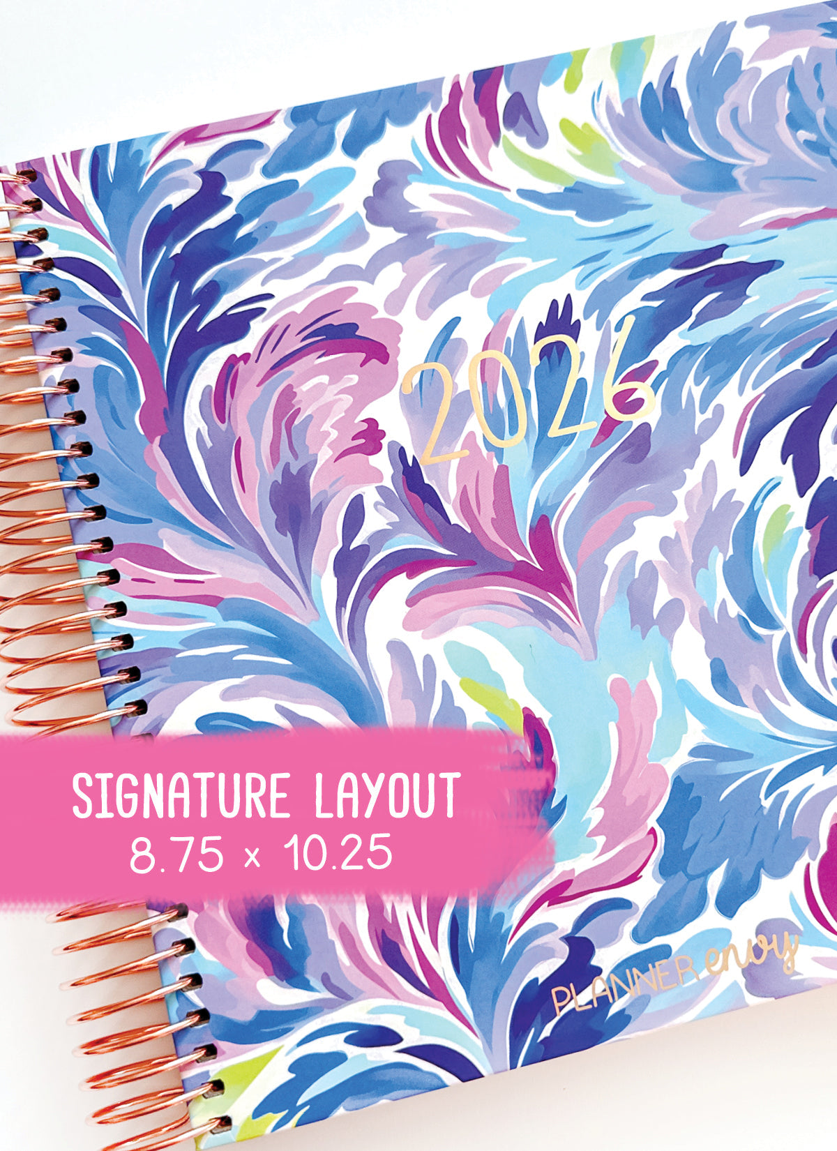 2026 Planner - Signature Layout, Spiral Bound - "Aurora" (#206)