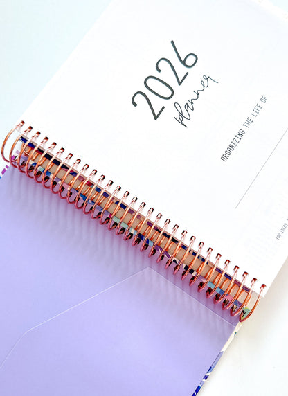2026 Planner - Signature Layout, Spiral Bound - "Aurora" (#206)