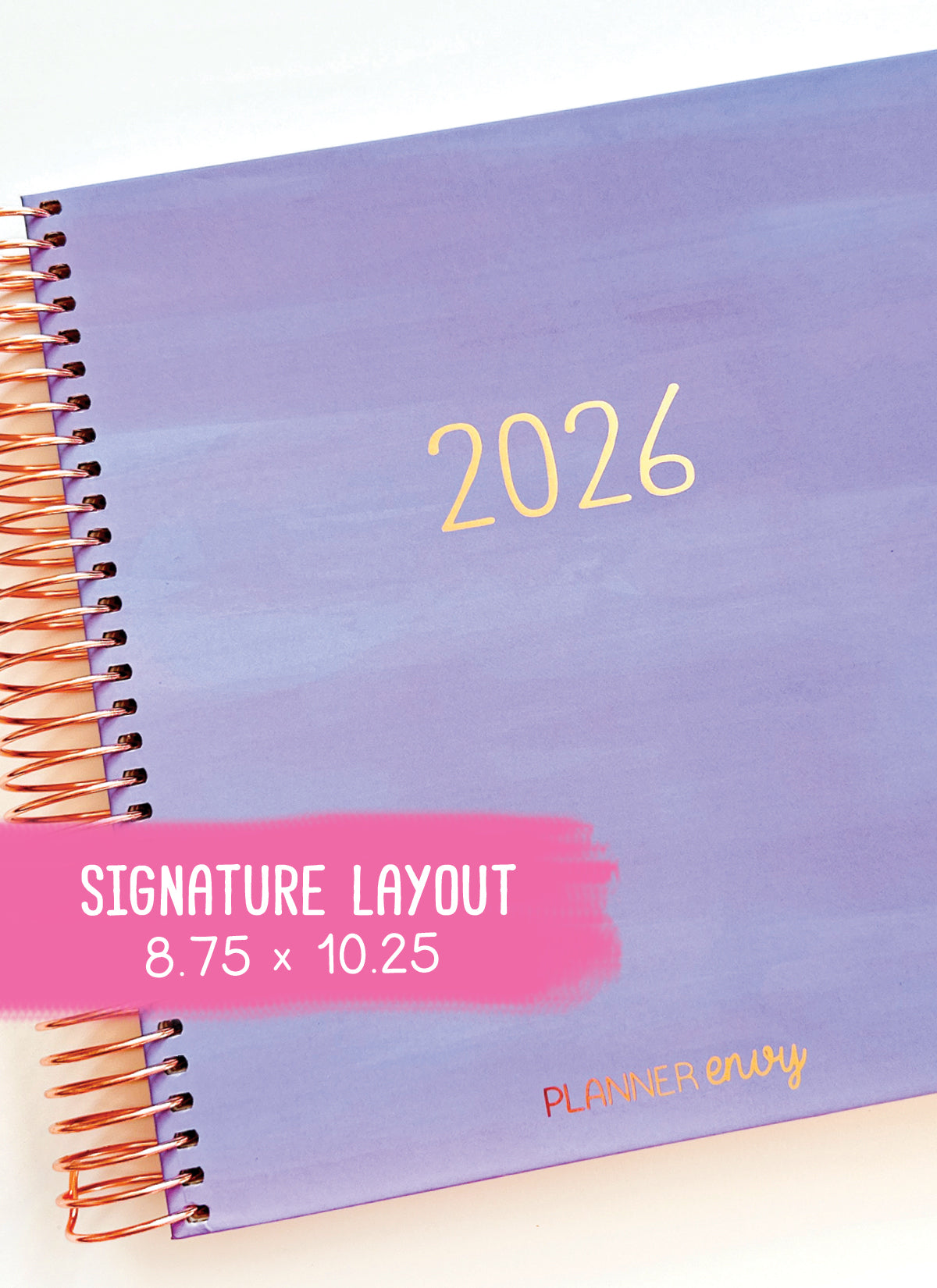 2026 Planner - Signature Layout, Spiral Bound - "Periwinkle" (#209)