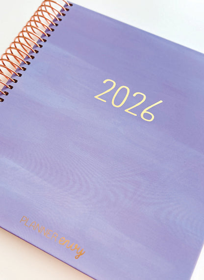 2026 Planner - Vertical Layout, Spiral Bound - "Periwinkle" (#309)
