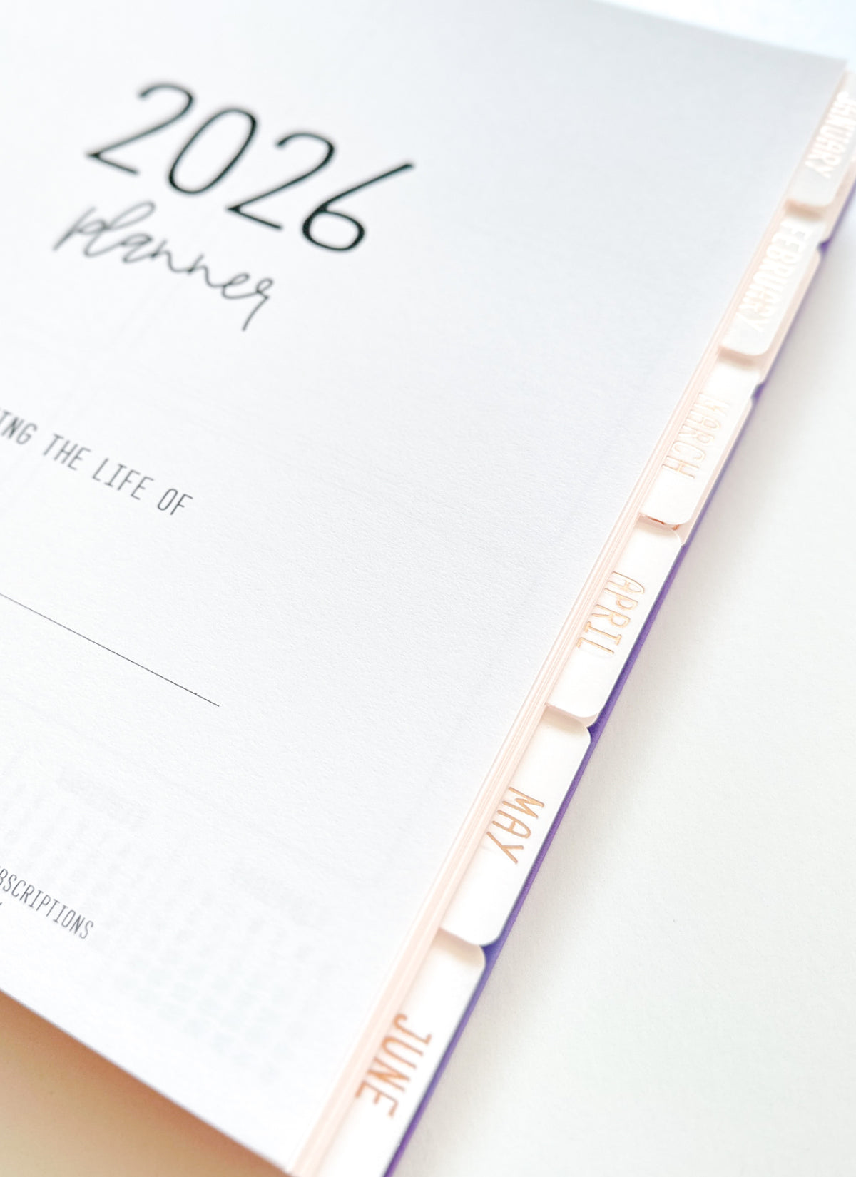 2026 Planner - Signature Layout, Spiral Bound - "Periwinkle" (#209)