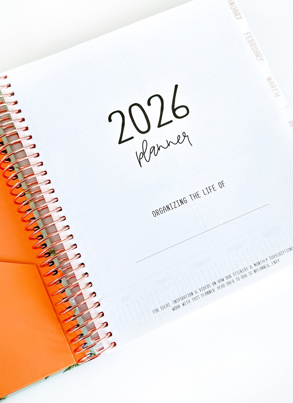 2026 Planner - Signature Layout, Spiral Bound - "Enchanted" (#205)