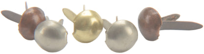 Creative Impressions Mini Metal Paper Fasteners 3mm 100/Pkg-Round - Antique