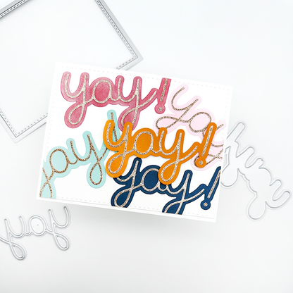yay! Layered Word Die